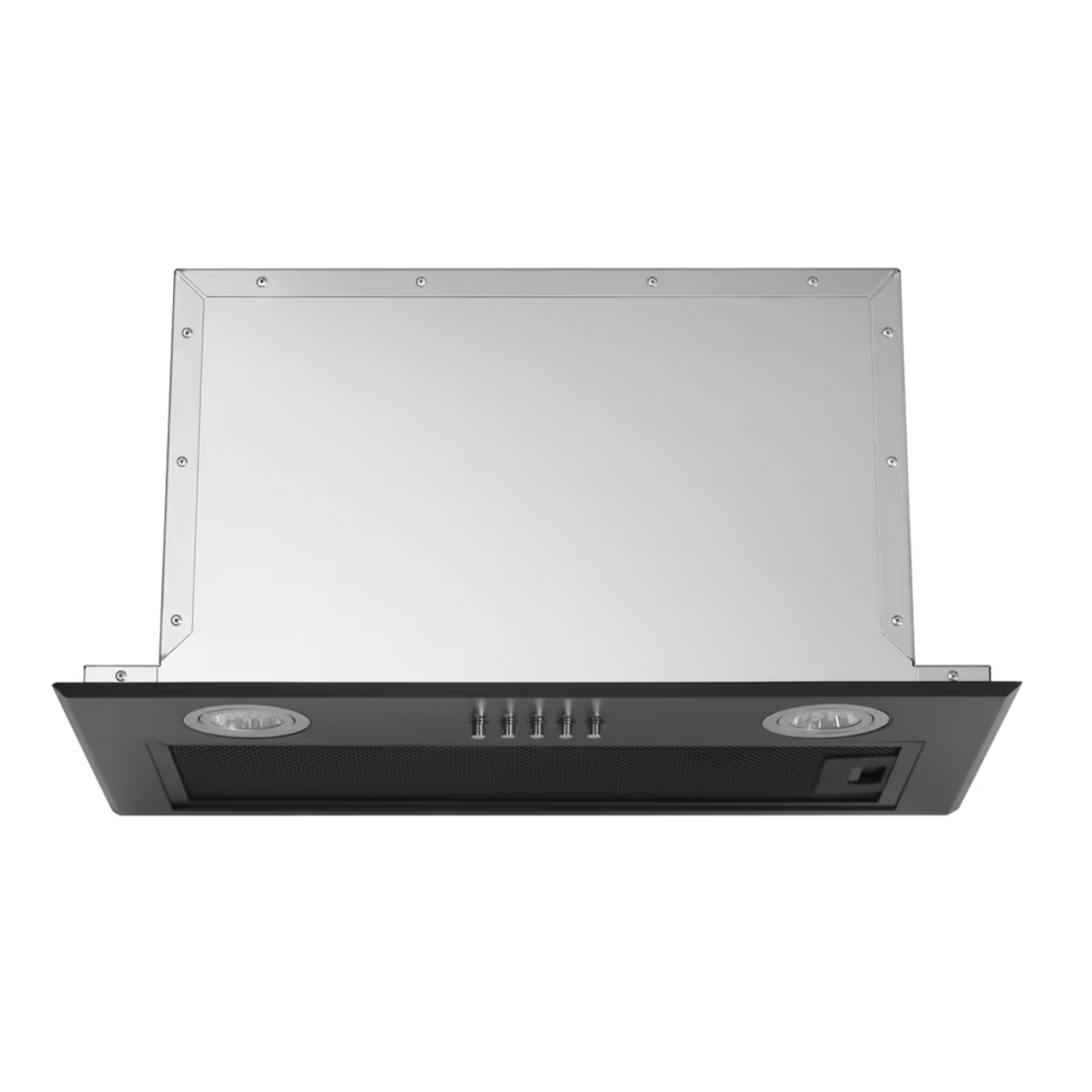 520mm Concealed Black Range Hood for Sleek Kitchen Design
