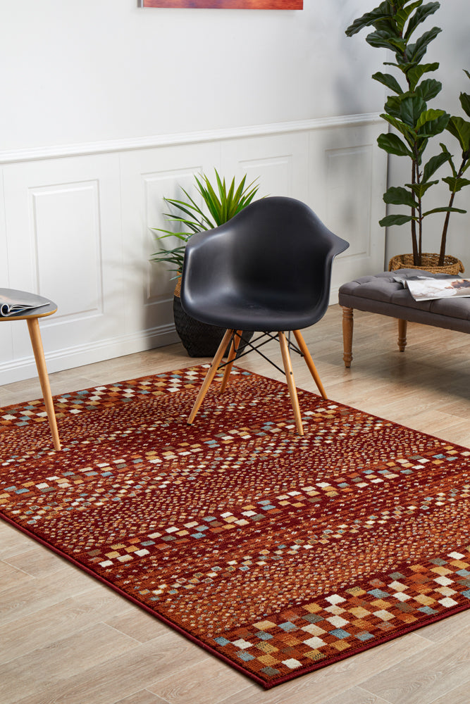Hot Sale! Oxford Rust Square Rug