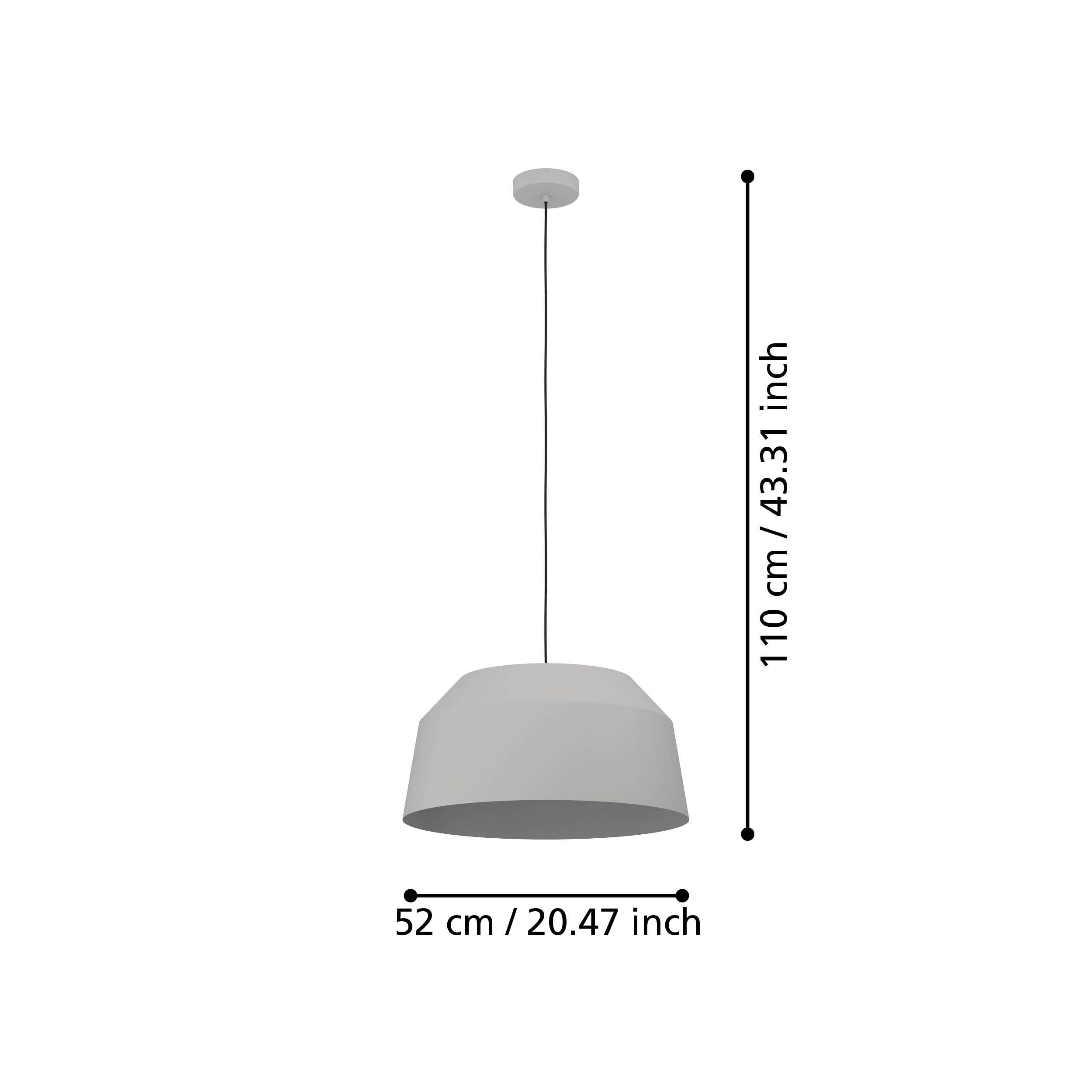 Exclusive CONTRISA Modern Pendant Light with Minimalistic Steel Structure for Scandi Interiors