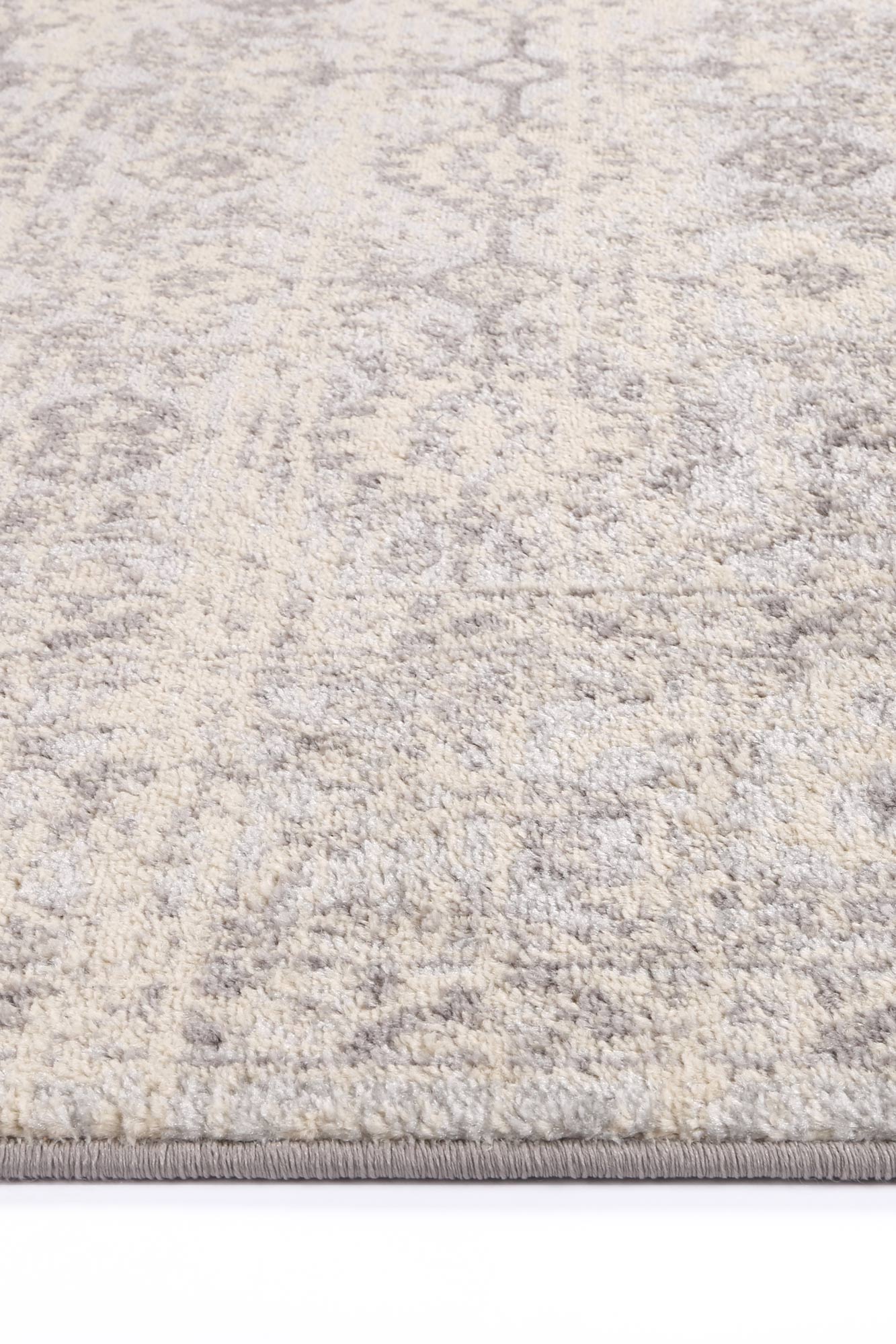 80 x 300cm Palermo Enna Durable Grey Rug for Home Decor