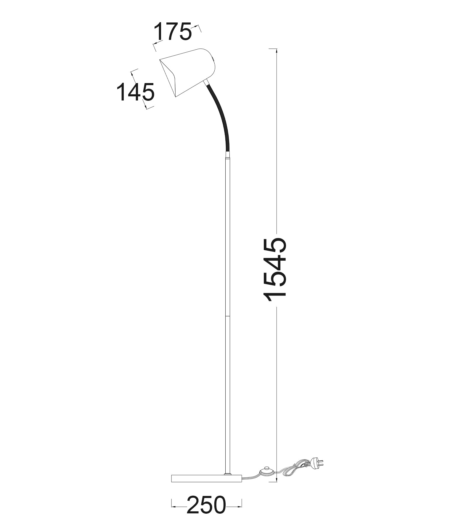 Scandinavian PASTEL Iron Slim Floor Lamp - Great Deal