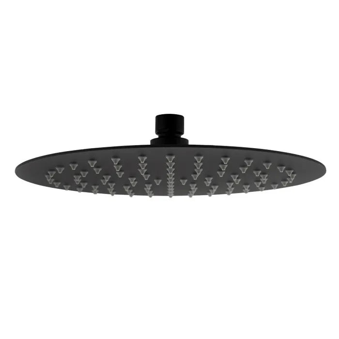 Hot Deal! PAVIA 300mm Round Stainless Steel Matte Black Shower Head
