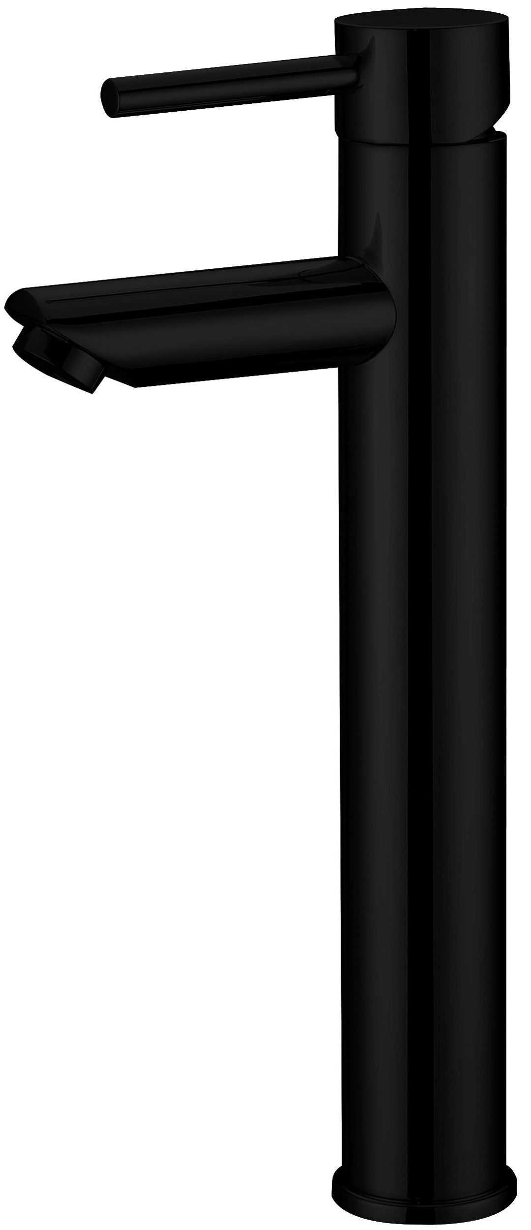 Hot Deal! Otus High - Rise Matte Black Basin Mixer with Pin Handles
