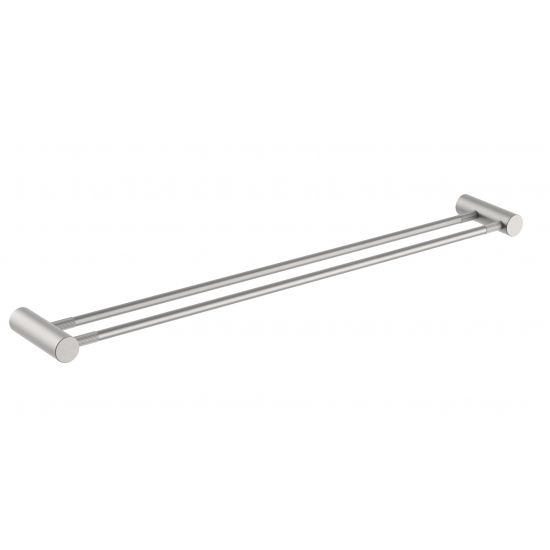 On Sale! 800mm CADDENCE Series Brushed Nickel Double Bathroom Towel Rail