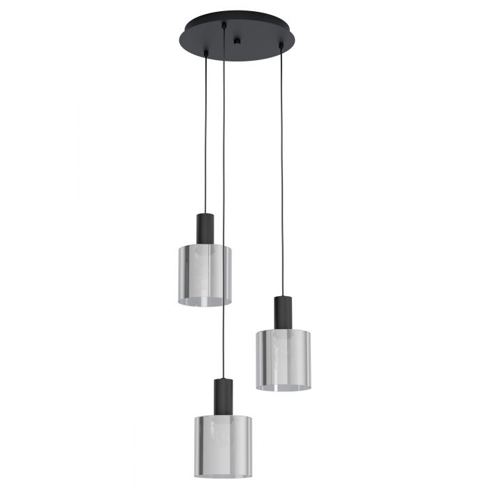 Hot Sale! GOROSIBA 54N Black-Transparent Glass Pendant Light for Elegant Home Decor