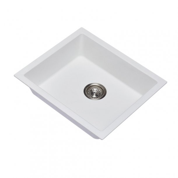 White Granite CARYSIL SALSA Kitchen Sink 533x457mm with German Engineering