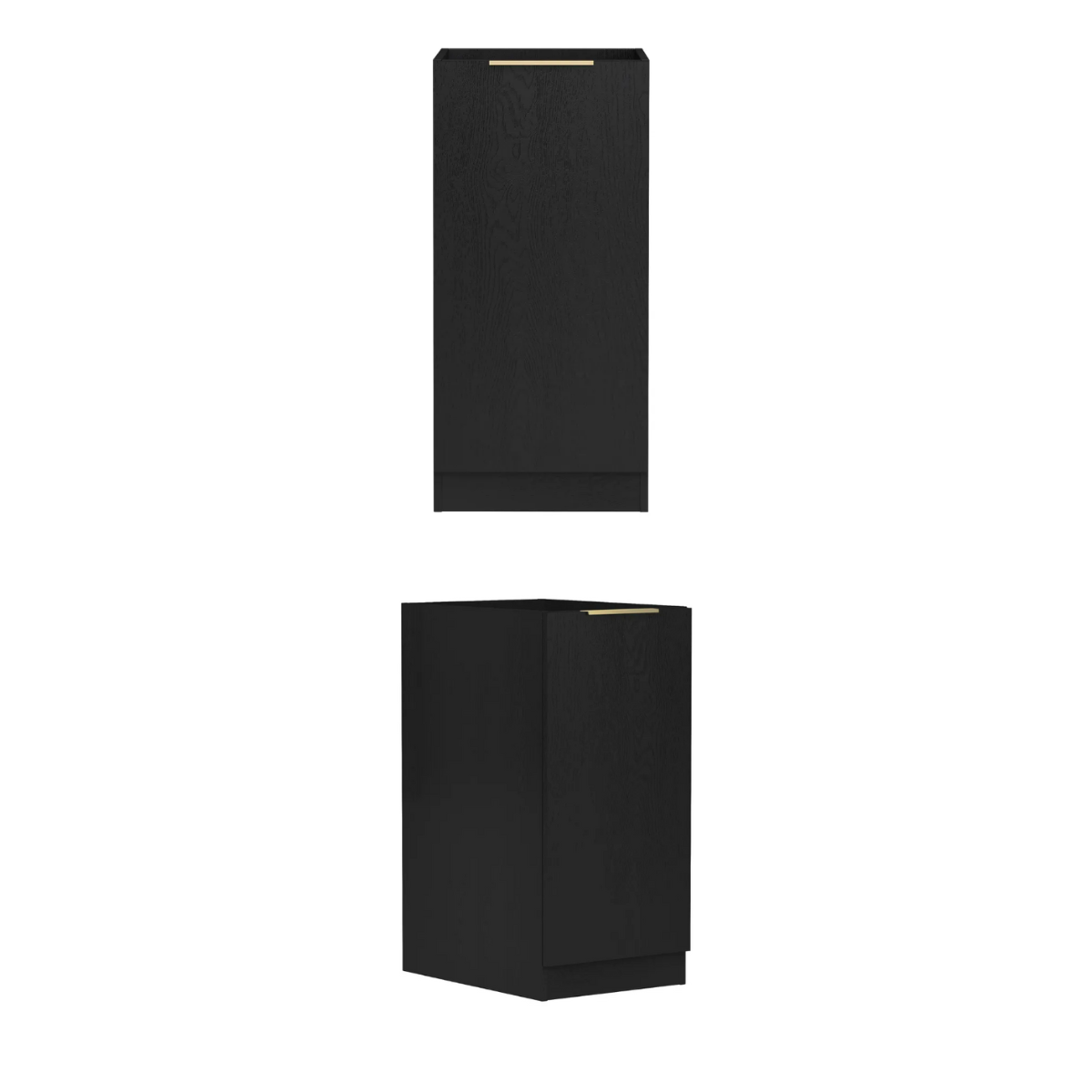 Hot Sale! Byron Black Oak Laundry Cabinet Set 1715x600x2100 (Style B)