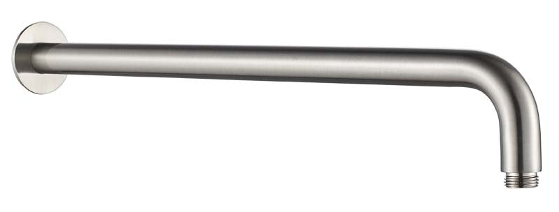 Stylish Brushed Nickel Chris Wall Shower Arm - Easy Install!
