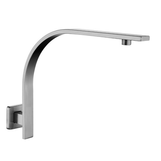 Hot Deal! Cavallo Brushed Nickel Wall - Mounted Gooseneck Shower Arm