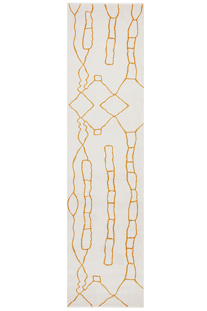 Hot Sale! Paradise Amy Gold Power - Loomed Runner for Your Living Space