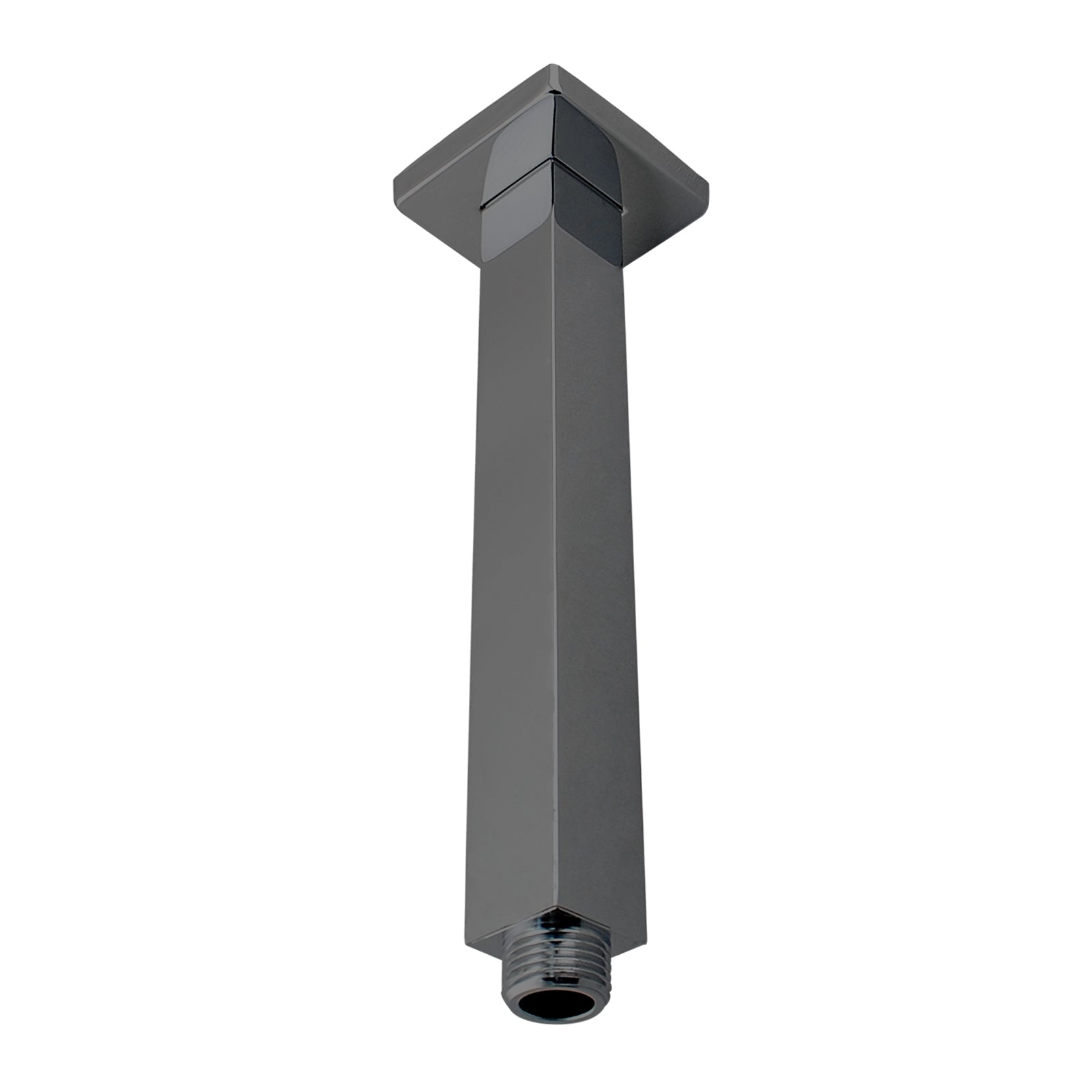 200mm Square Cavallo Gun Metal Grey Ceiling-Mounted Shower Arm