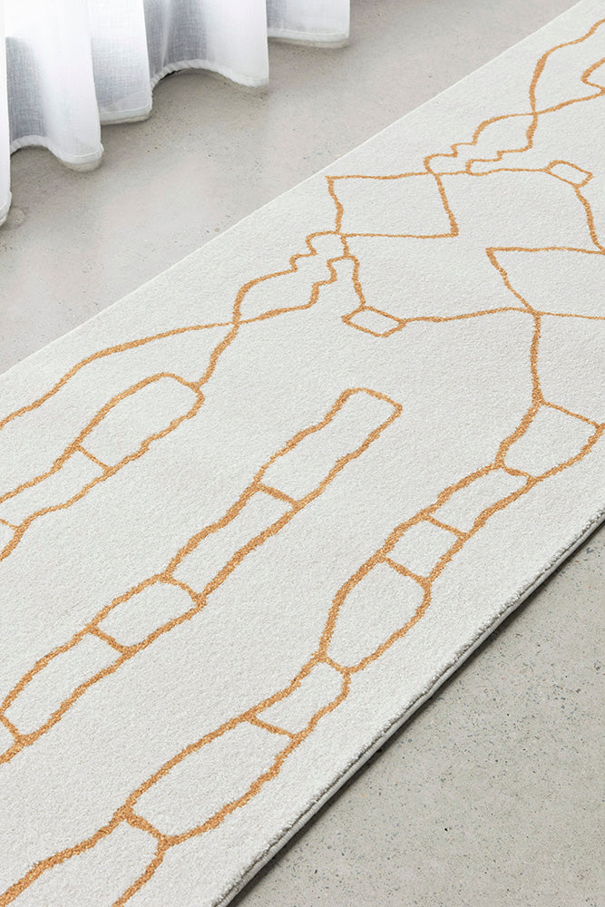 Hot Sale! Paradise Amy Gold Power - Loomed Runner for Your Living Space