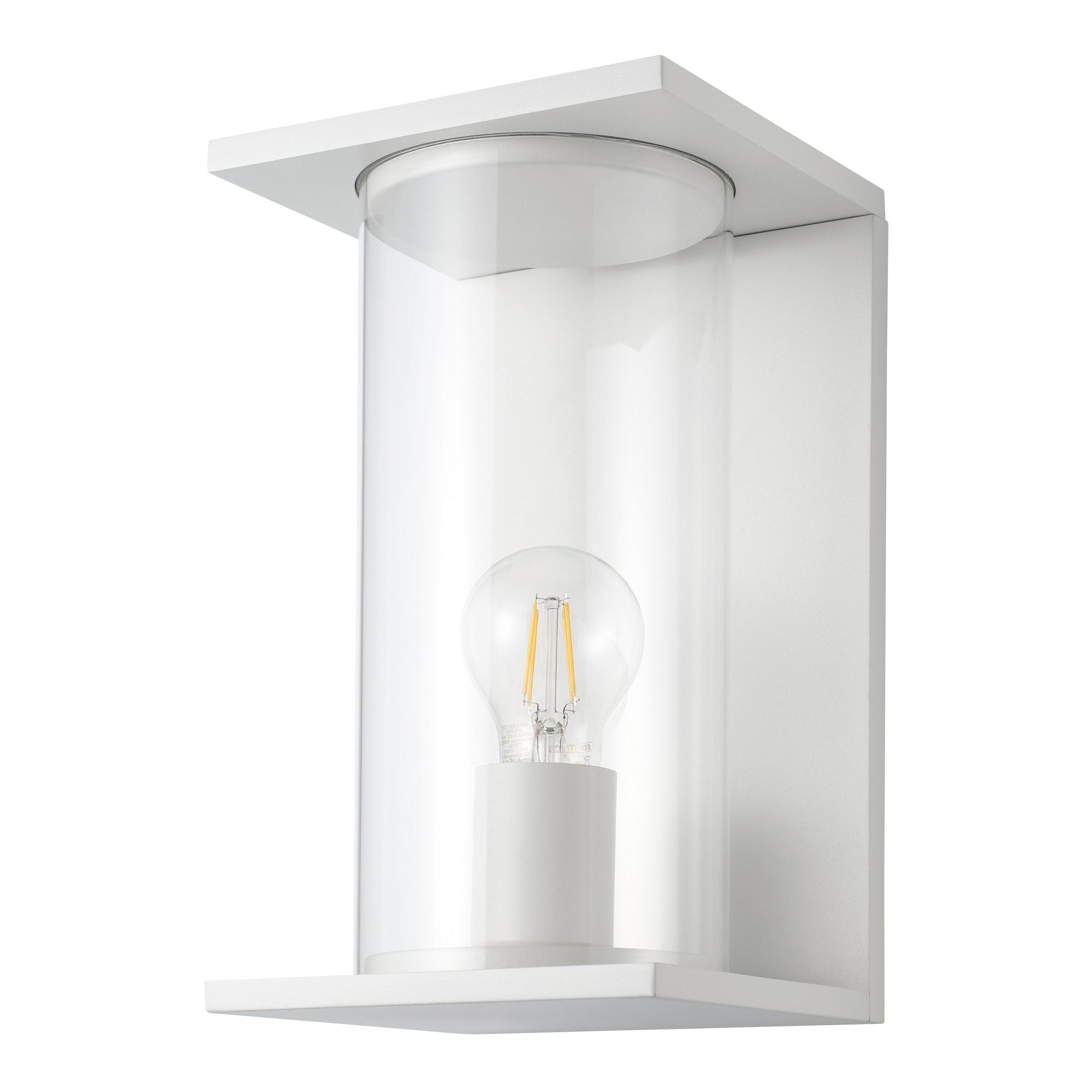 Hot Sale! White Cylindrical CASCINETTA Wall Light for Welcoming Front Porch Atmosphere
