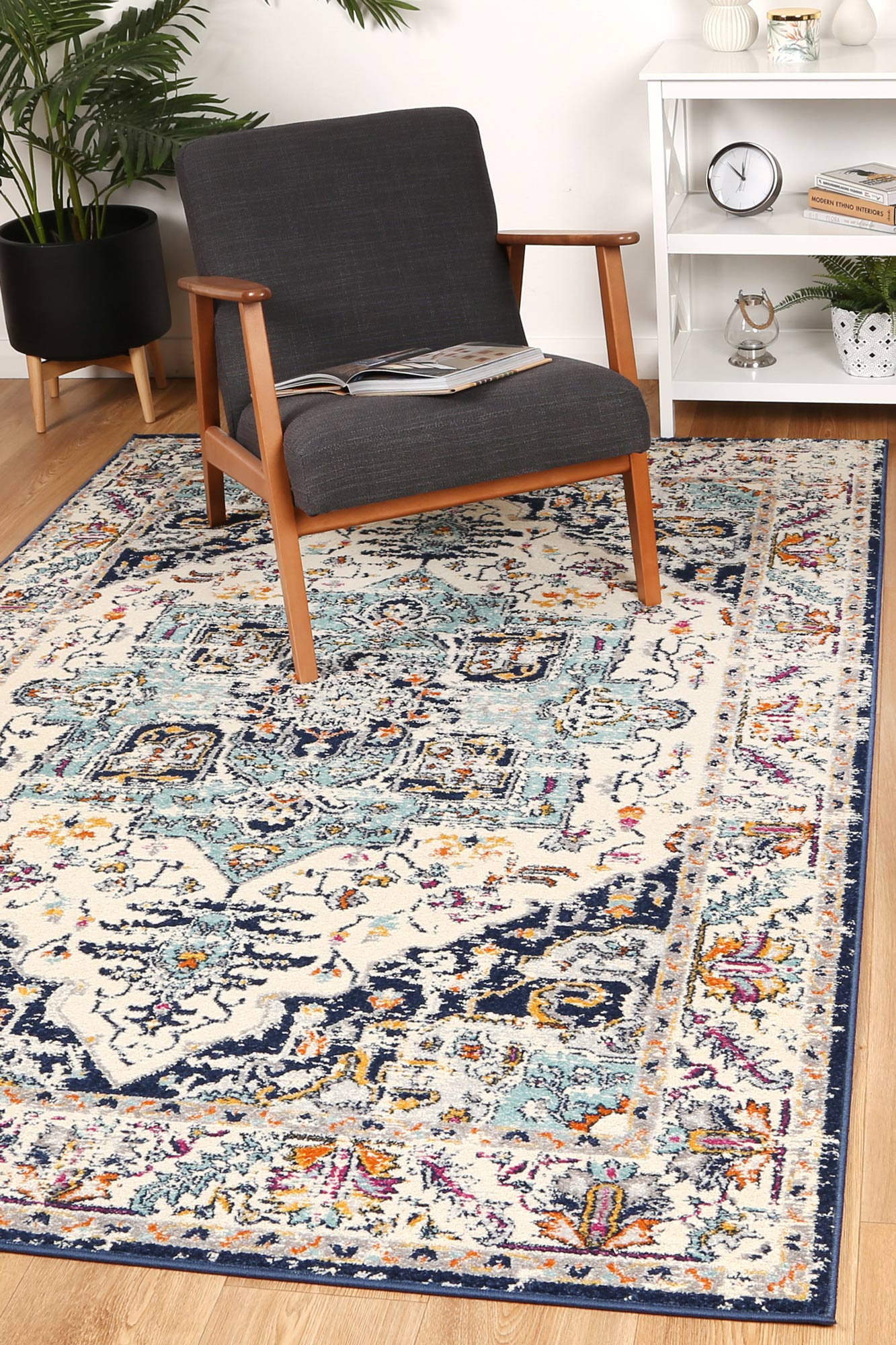 Hot Palermo Syracuse Cream Power Loomed Rug