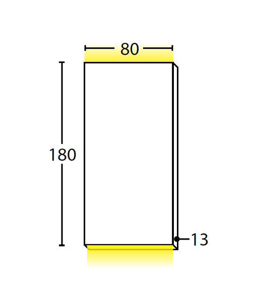 IP65 LED Rectangular Up/Down Exterior Wall Pillar Lights