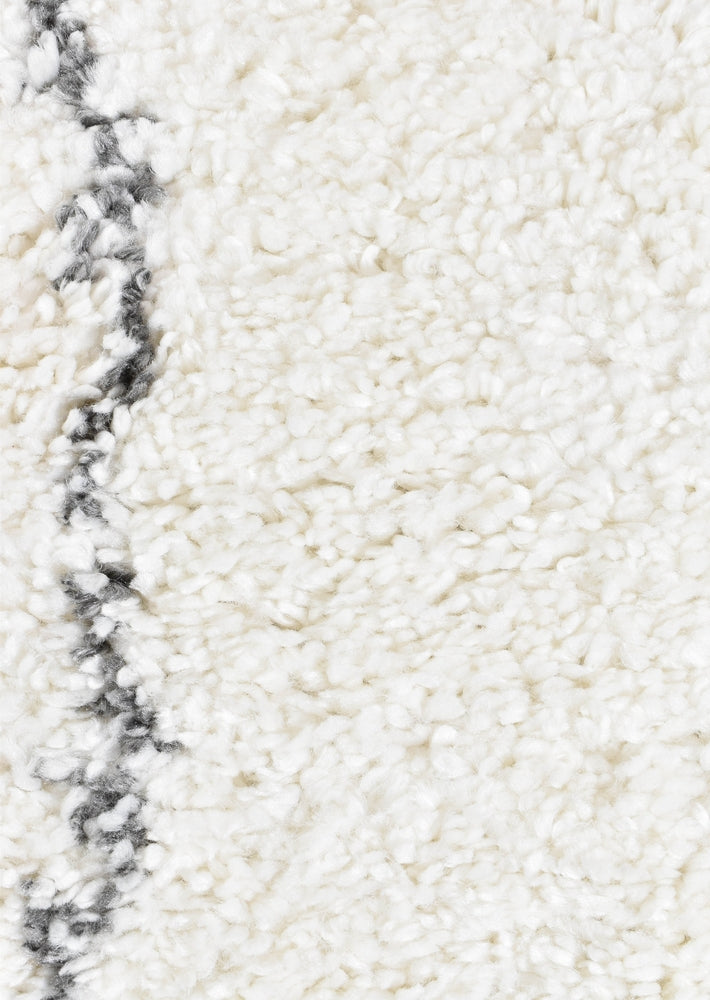 Dark Grey Palermo Shaggy Rug 0B483A with Luxurious Texture