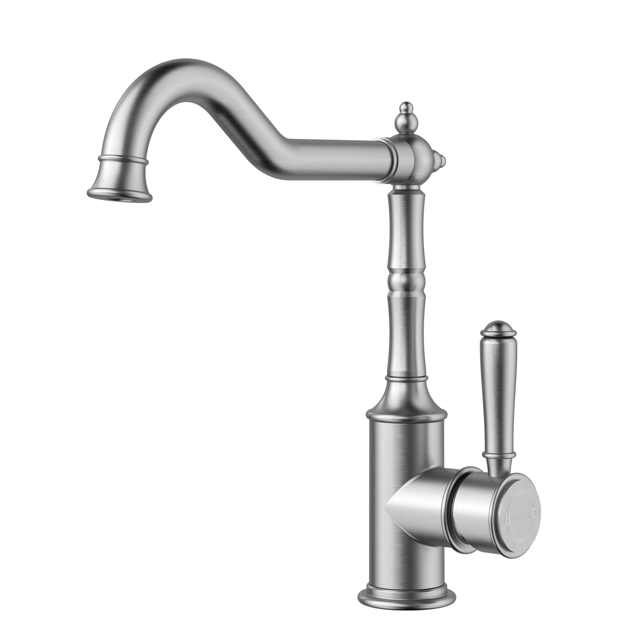 Hot Sale! Brushed Nickel Clasico Kitchen Sink Mixer with 20-Year Warranty