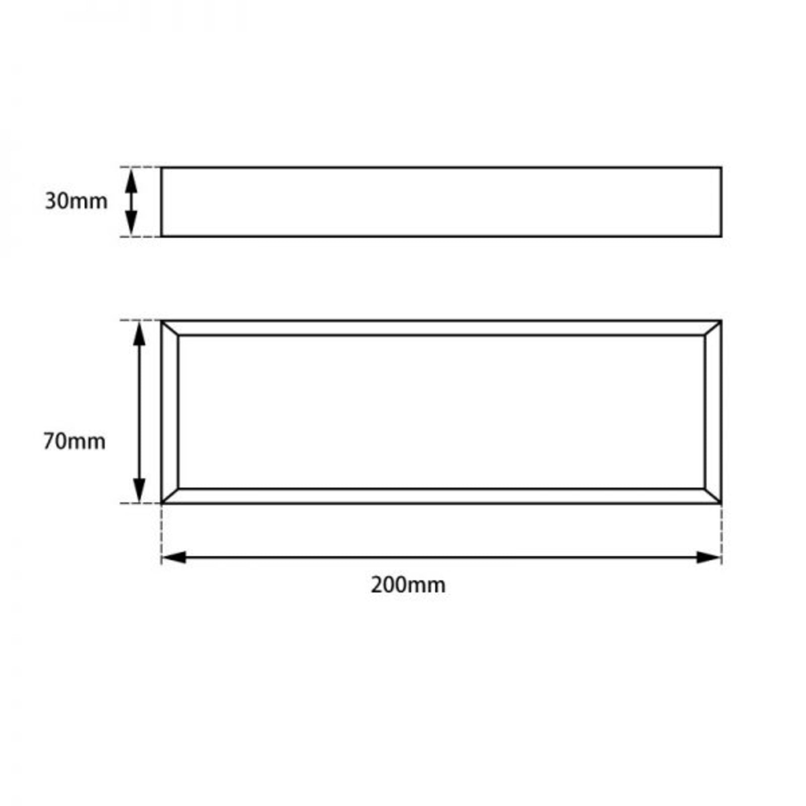Hot Deal! 200mm Square Brushed Yellow Gold Single Towel Rail for Bathroom