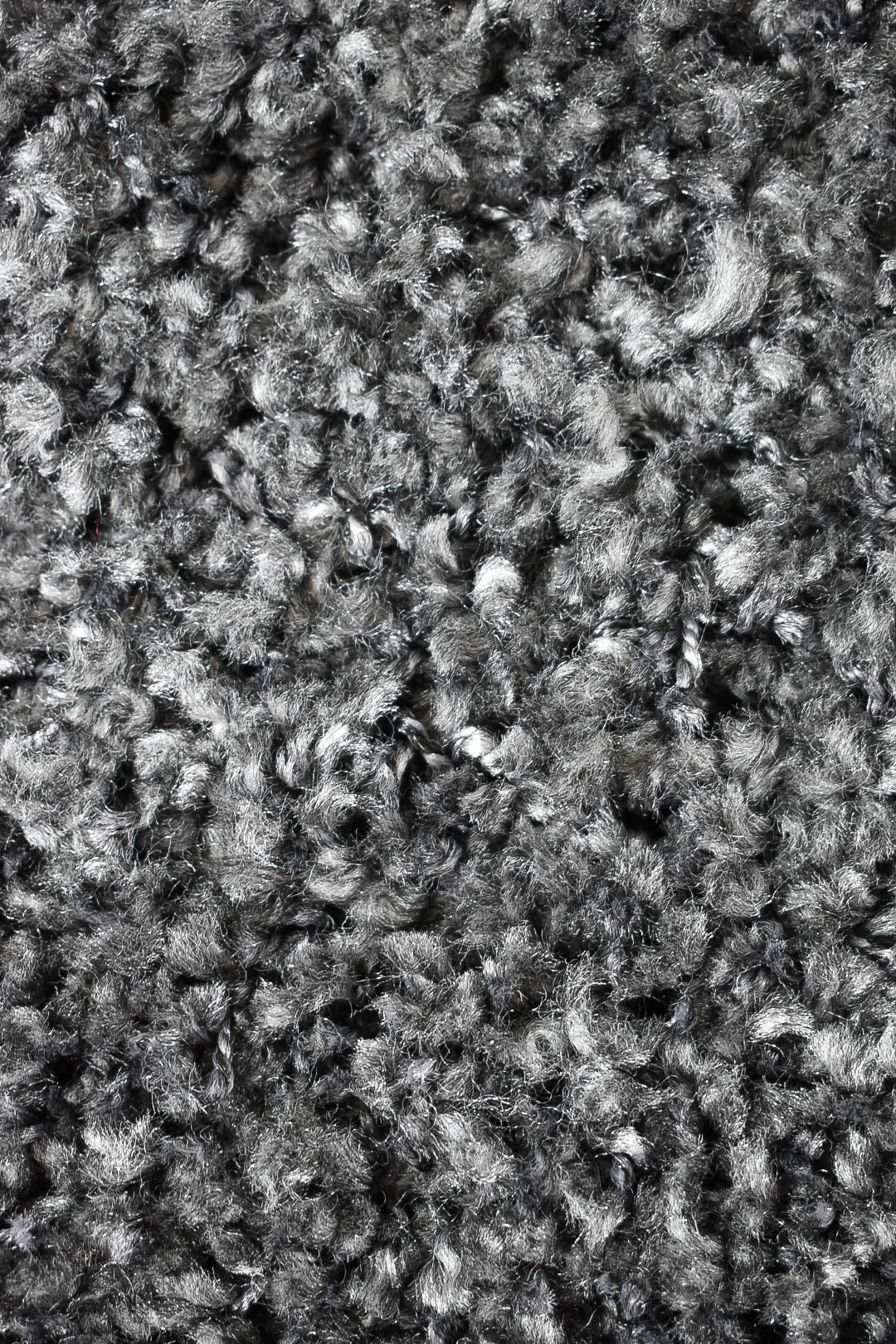 Stylish Palma Anthracite Polypropylene Rug with Soft and Dense Pile