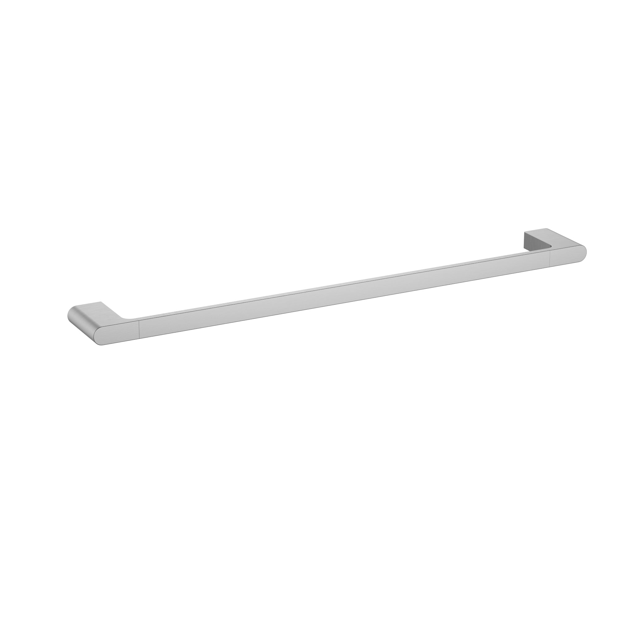 Hot Sale! 600 mm Brushed Nickel Cora Single Bathroom Towel Rail