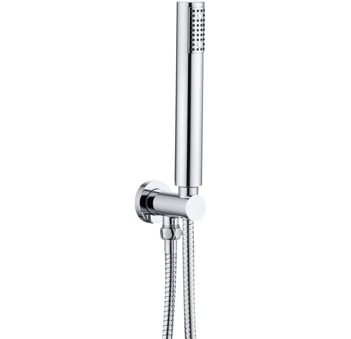 Round PAVIA Handheld Chrome Shower Set with Premium Features