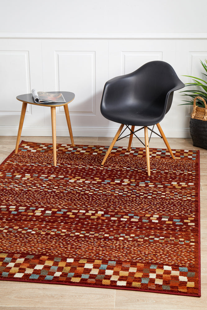 Hot Sale! Oxford Rust Square Rug