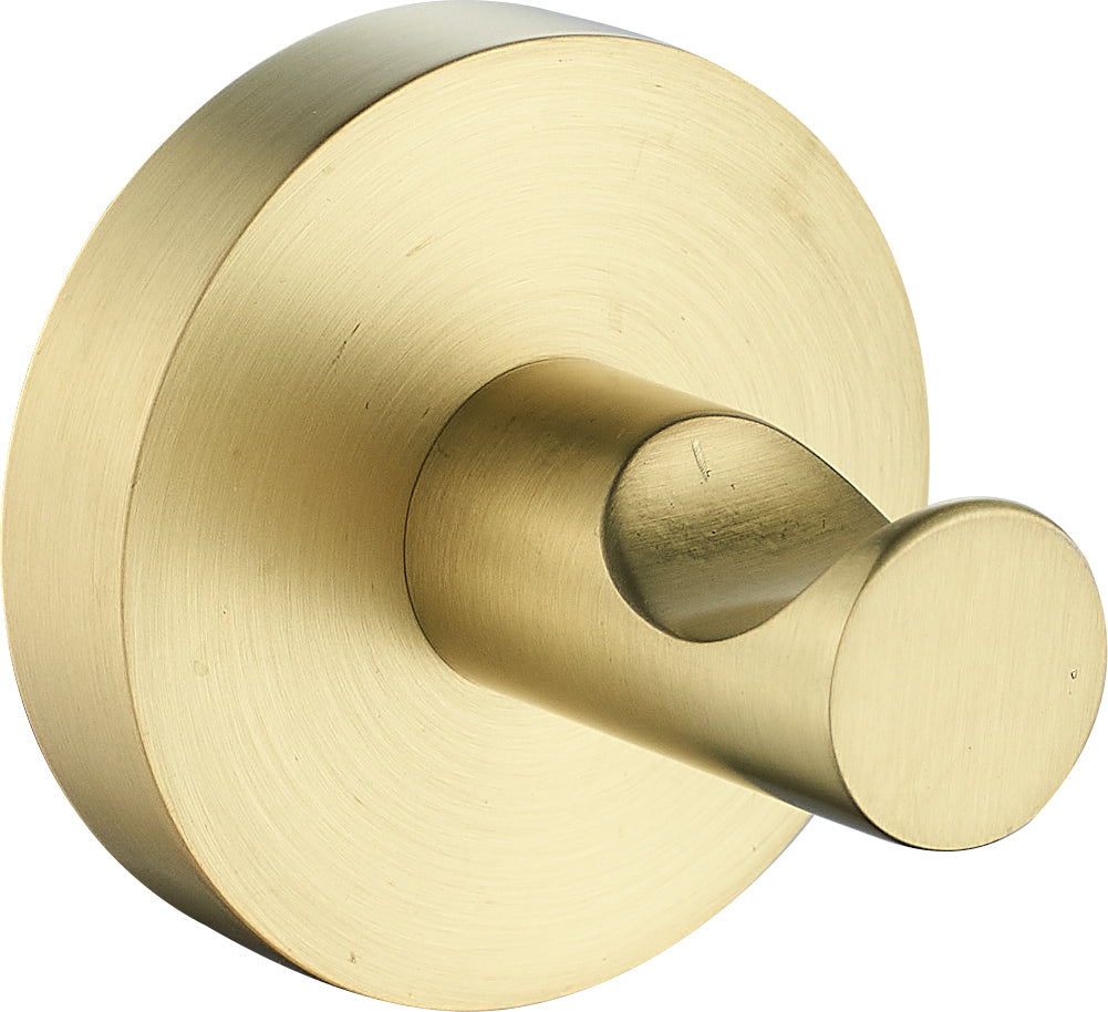 Hot! Otus Brushed Gold Round Robe Hook