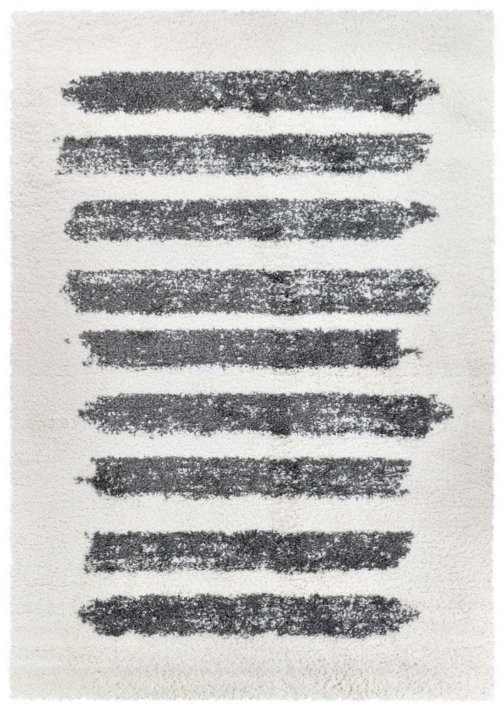 Hot Deal! Palermo Dark Grey Shaggy Rug 0B470A