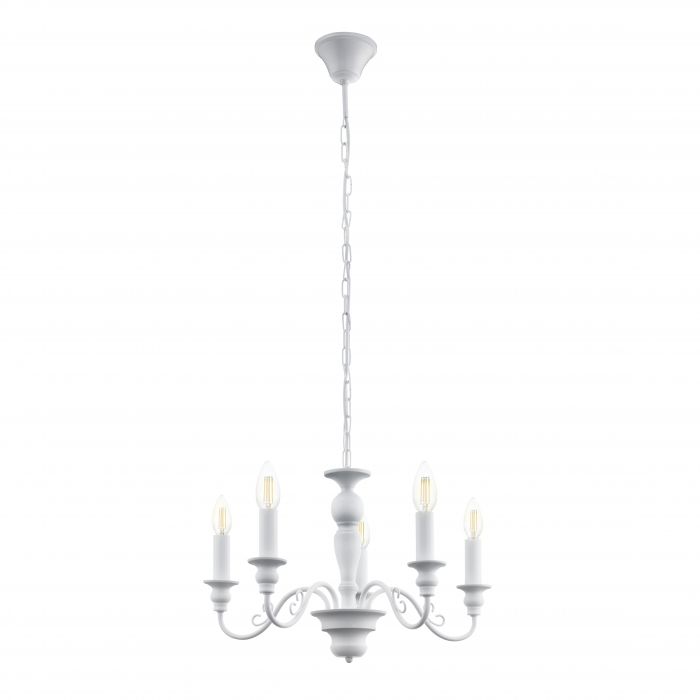 Hot Deal! CAPOSILE 51 White Steel Pendant Light