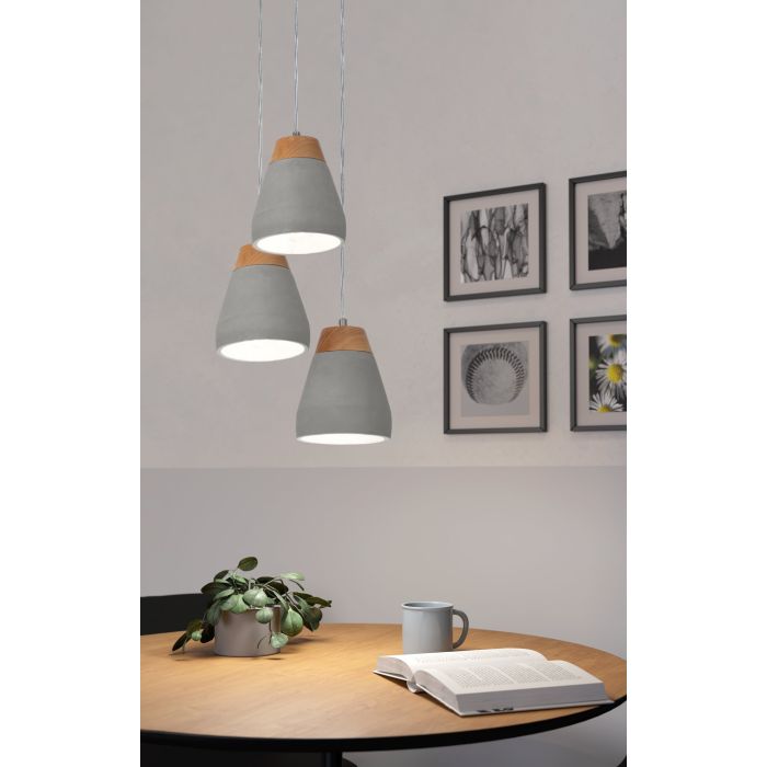 Hot Sale! TAREGA 26 Concrete Grey Pendant Light