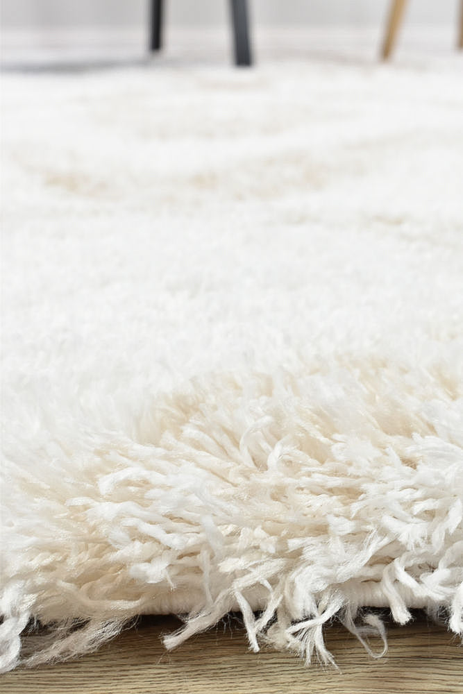 Cobi Soft Beige and White Machine-Made Rug 8745A for Modern Homes
