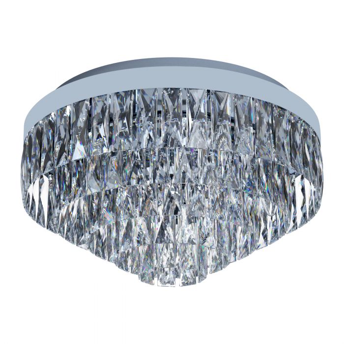 Hot Sale! VALPARAISO1 89 Crystal Chrome Ceiling Light