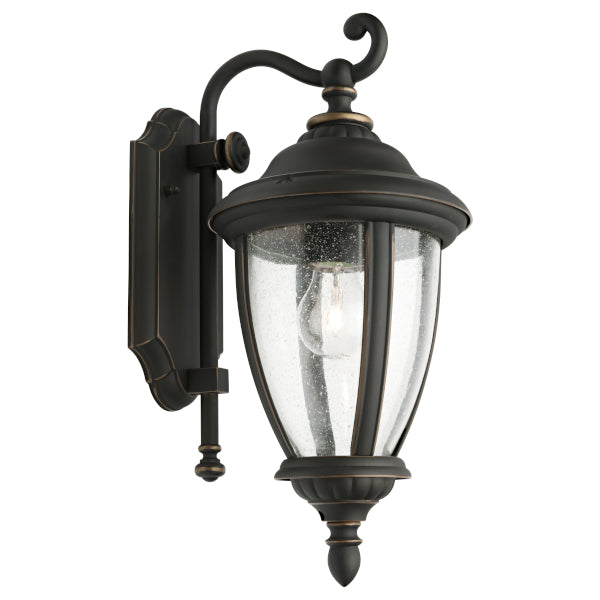 1Lt Oxford Exterior Wall Light in Stunning Bronze Finish