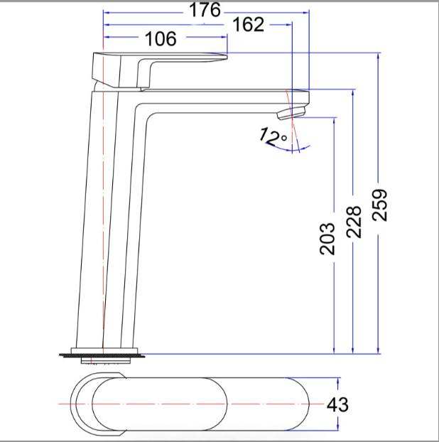 Hot Sale! Chrome Cora High - Rise Basin Mixer with Premium Features