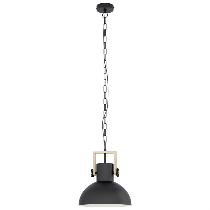 Hot Sale! LUBENHAM 62N Steel Black Pendant Light for Soft Industrial Home Decor