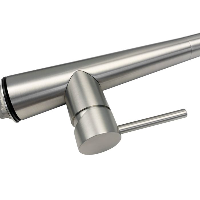 OTTI 420 Brushed Nickel Pull-Out Sink Mixer - Great Deal