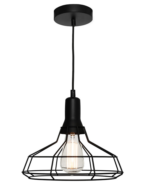 Hot Sale! 1Lt Medium Cage Pendant Light