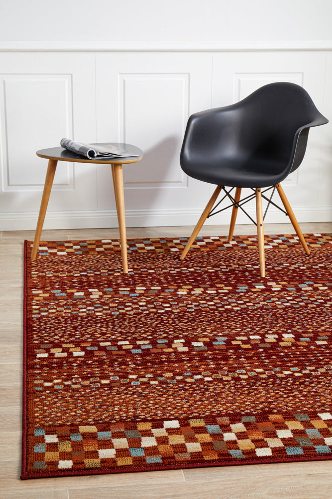 Hot Sale! Oxford Rust Square Rug