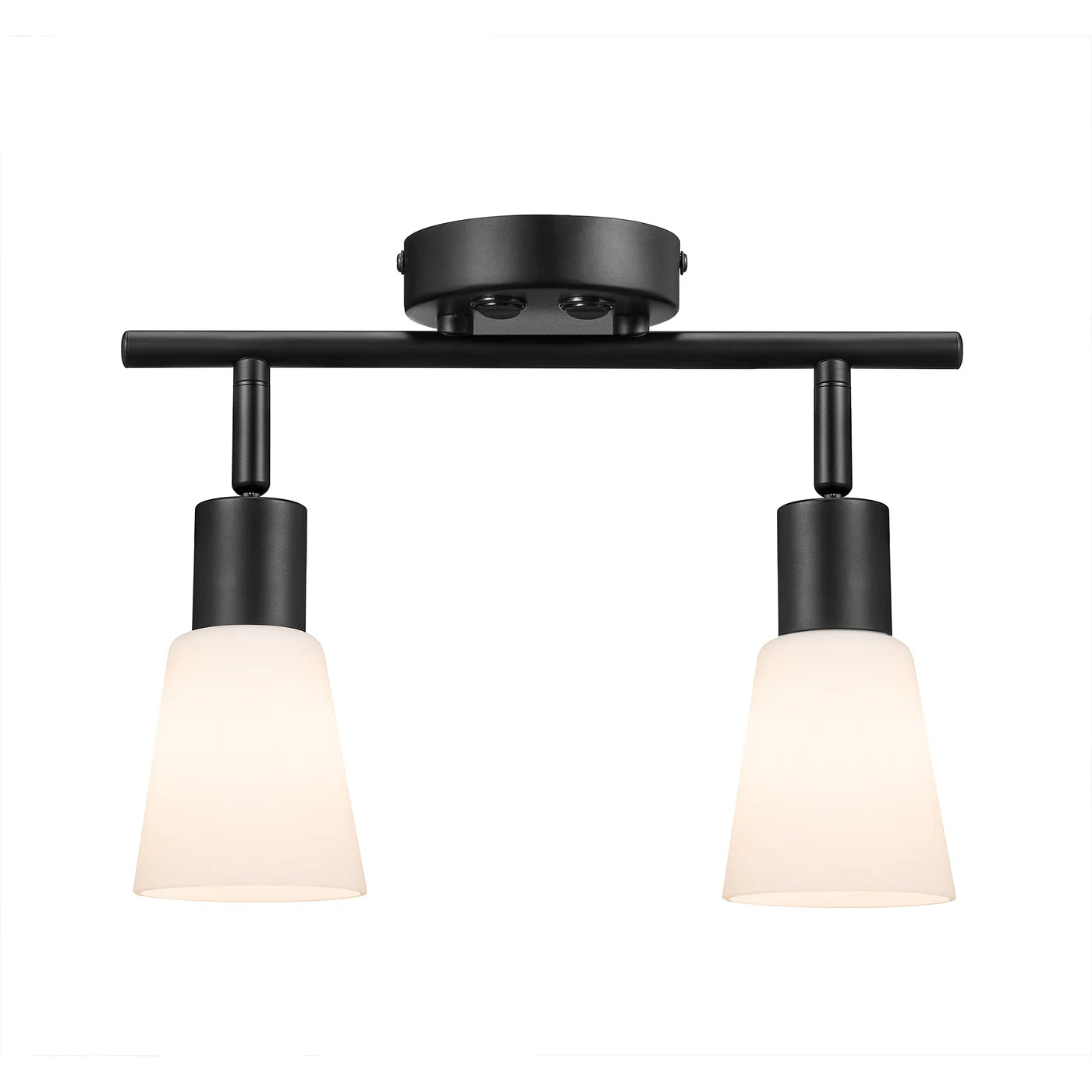 Nordlux Cole 2-Spot Black Wall Light with Adjustable Lamp Head