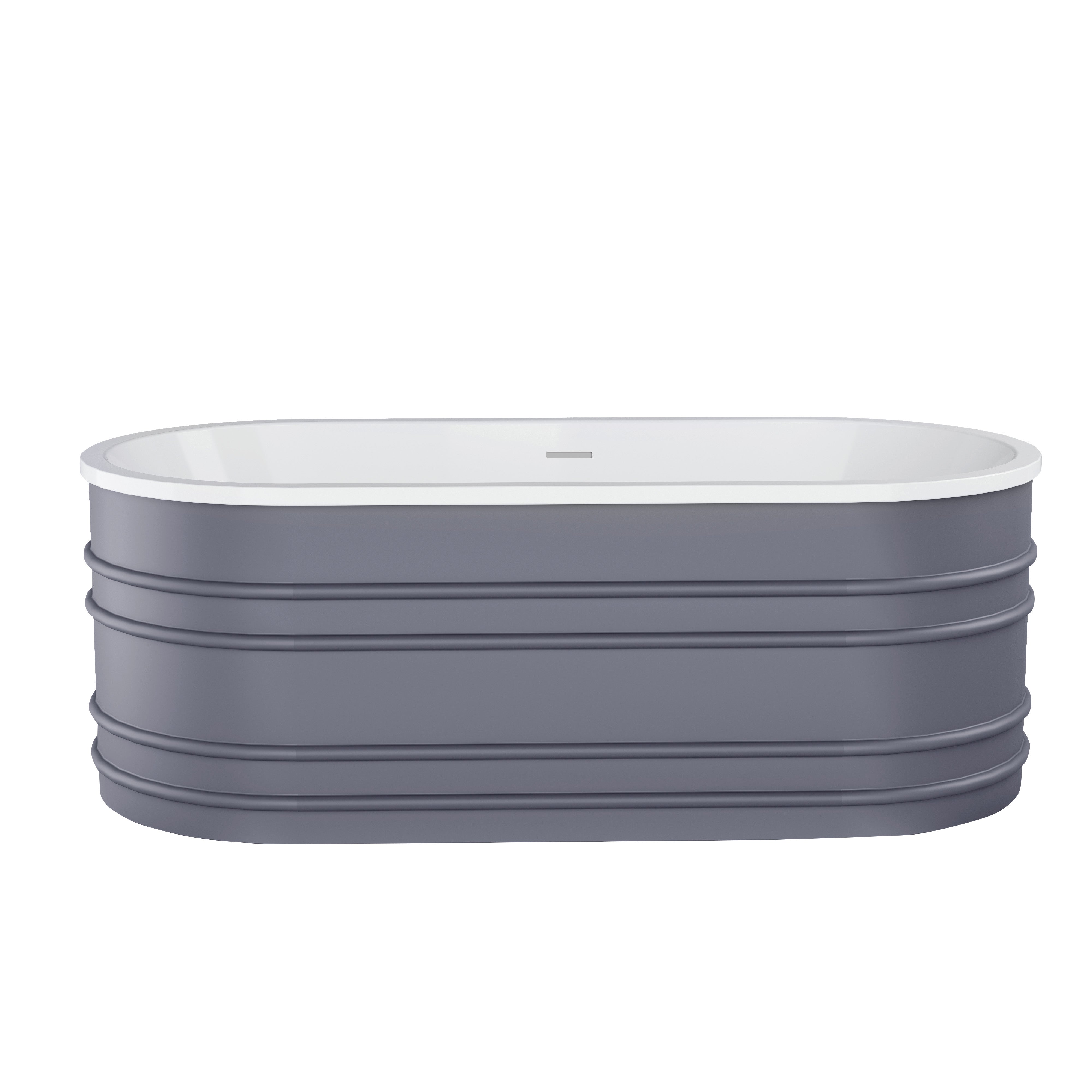 BUCCIANO 1675mm Non-overflow Freestanding Bathtub - Timeless Design for Your Bathroom