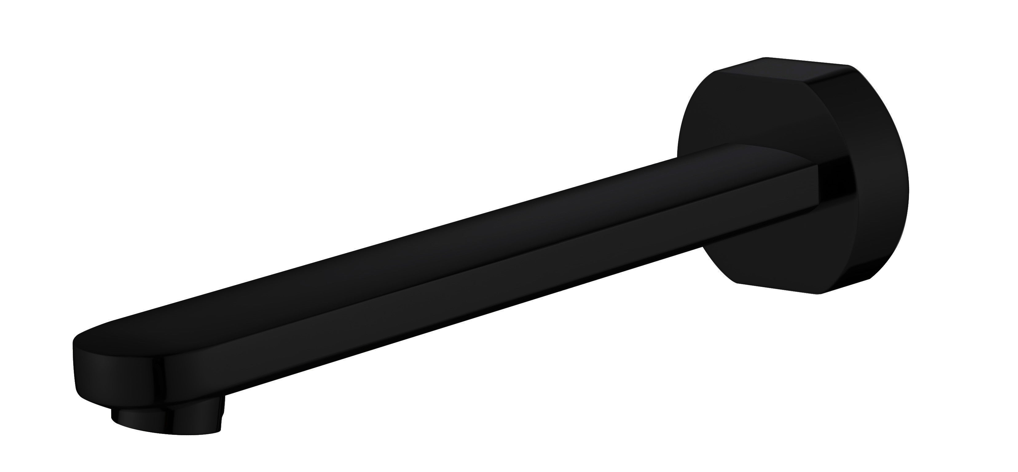 Hot Sale! 200mm Matte Black CORA Bathroom Bath Spout