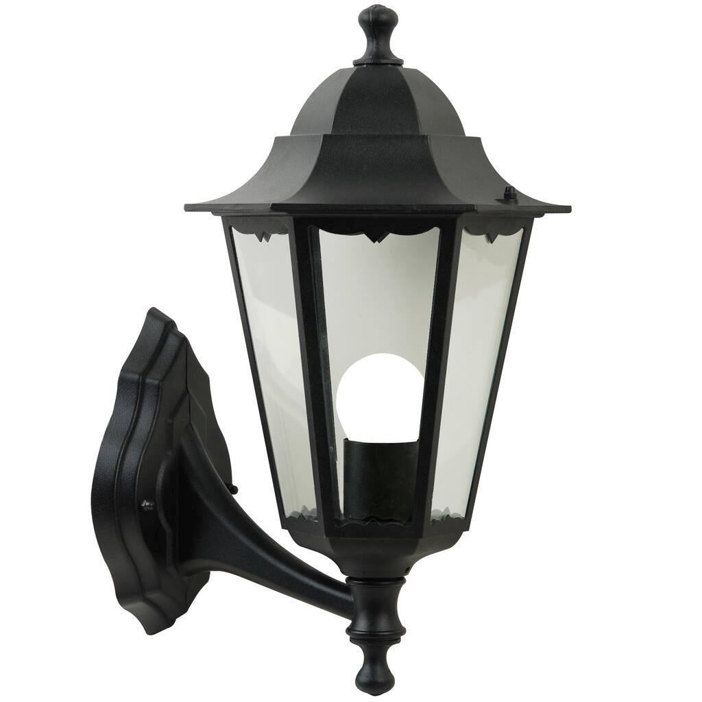 Nordlux Cardiff Upward-Facing Black Outdoor Wall Light - Exclusive Offer