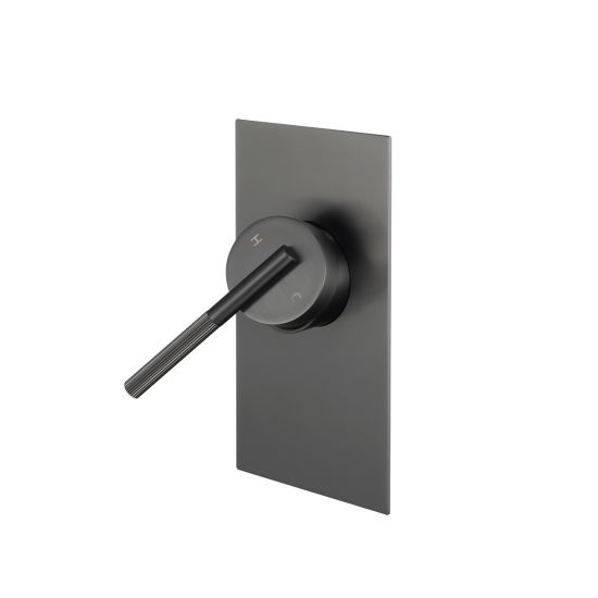 Hot Deal: CADDENCE Brushed Gun Metal Wall Shower Bath Mixer