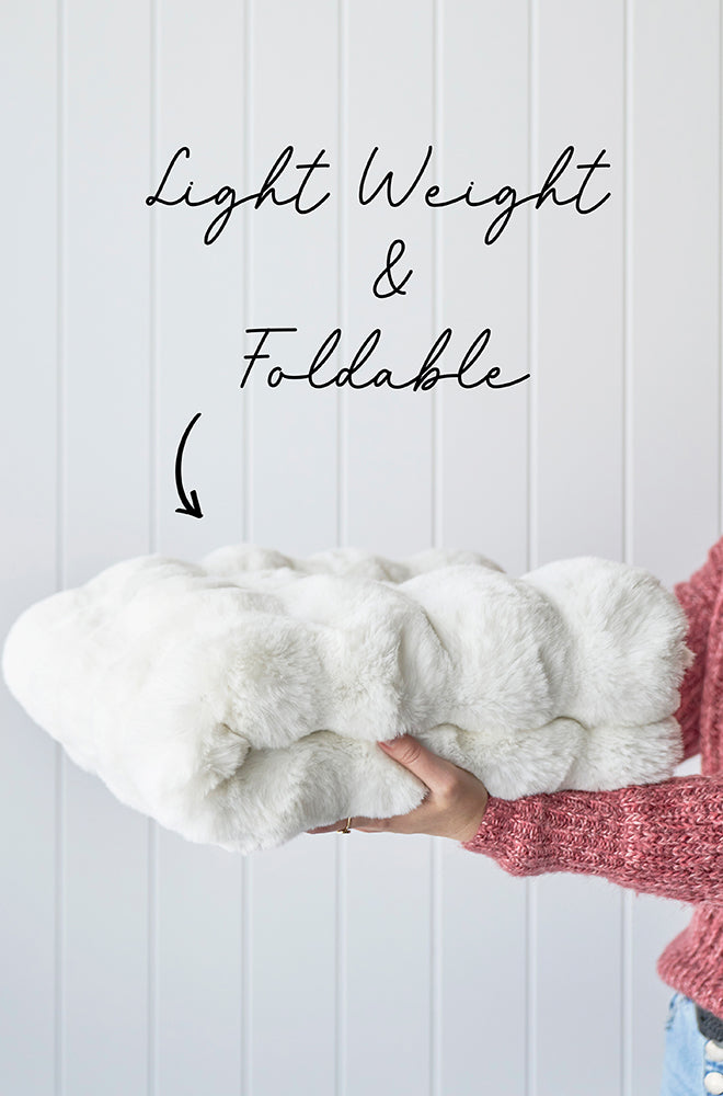 Machine Washable Bubble White Rug - A Tactile and Practical Luxury