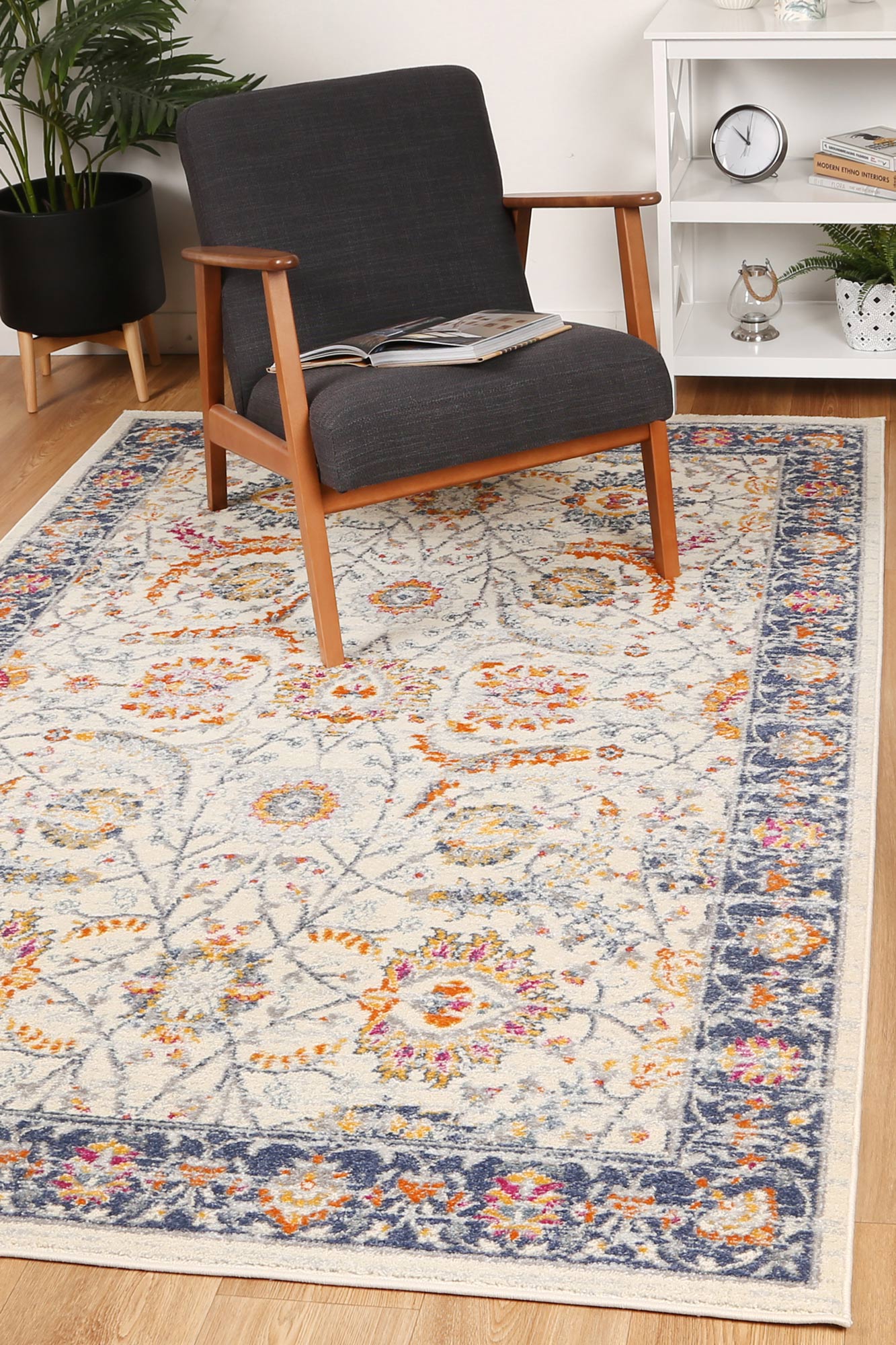 Hot Sale! Palermo Etna Multi-Colored Power Loomed Floor Rug for Your Home
