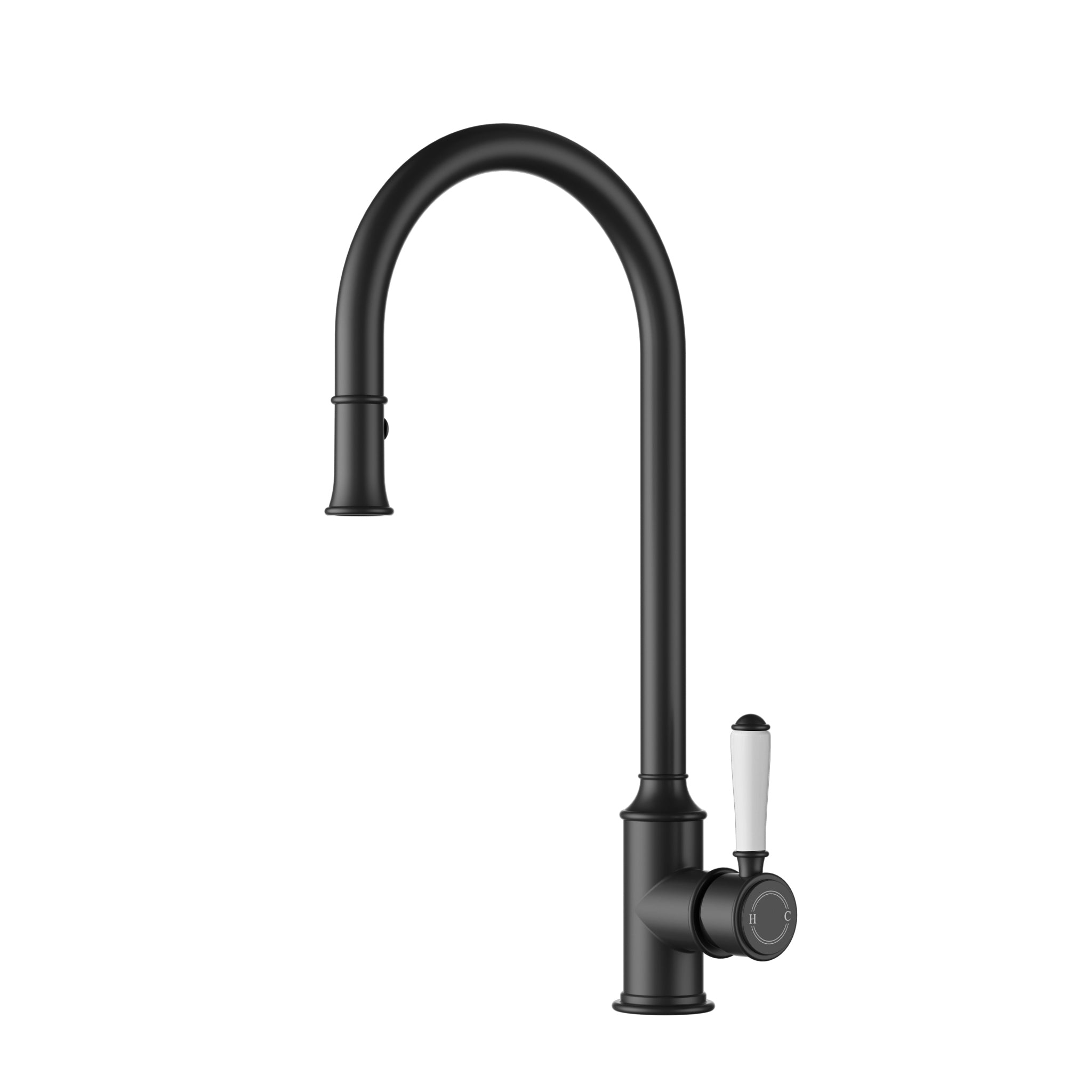 Hot Sale! Matte Black Classic Pull - out Sink Mixer for Your Kitchen