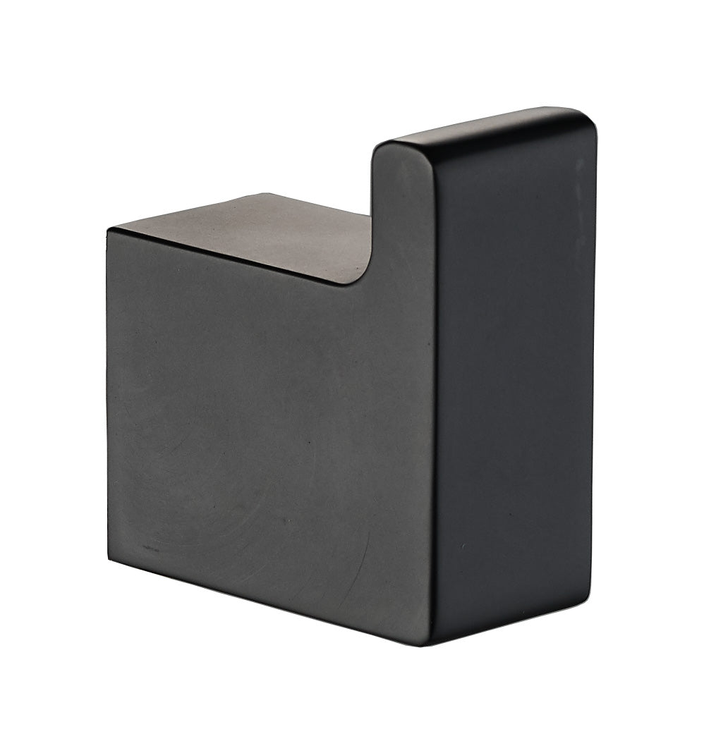 Matte Black High - Quality Ceramic Robe Hook with 7 - Year Warranty