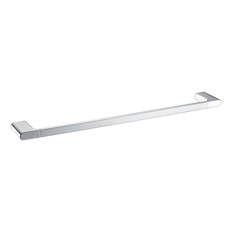 Cora 800mm Chrome Single Towel Rail - 7-Year Warranty