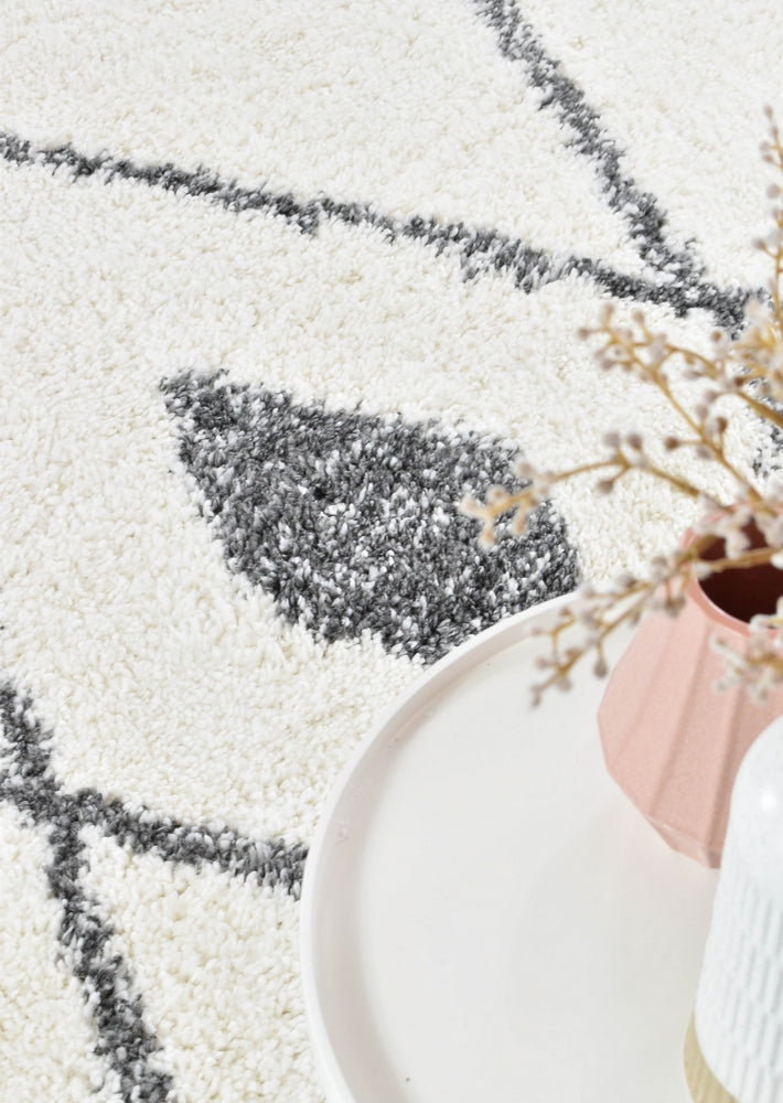 Hot Sale! Palermo Dark Grey Shaggy Rug 0B586A