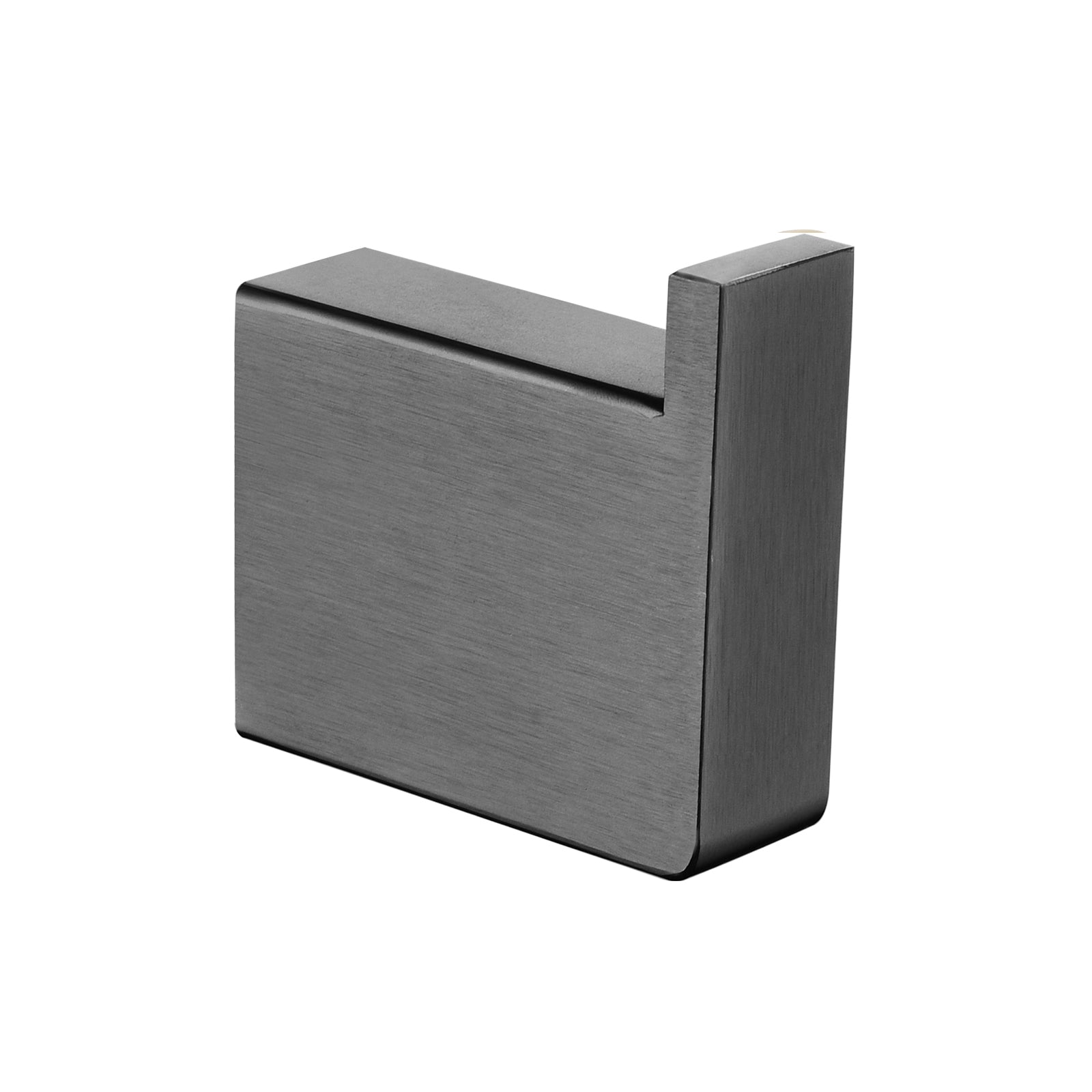 Hot Deal! Gun Metal Grey Square Cavallo Robe Hook - Stylish & Durable Bathroom Accessory